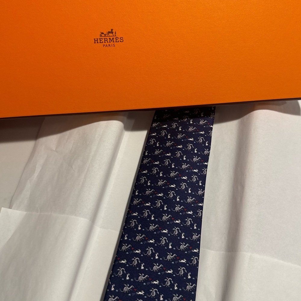 Hermes Lapindragon Tie BRAND NEW